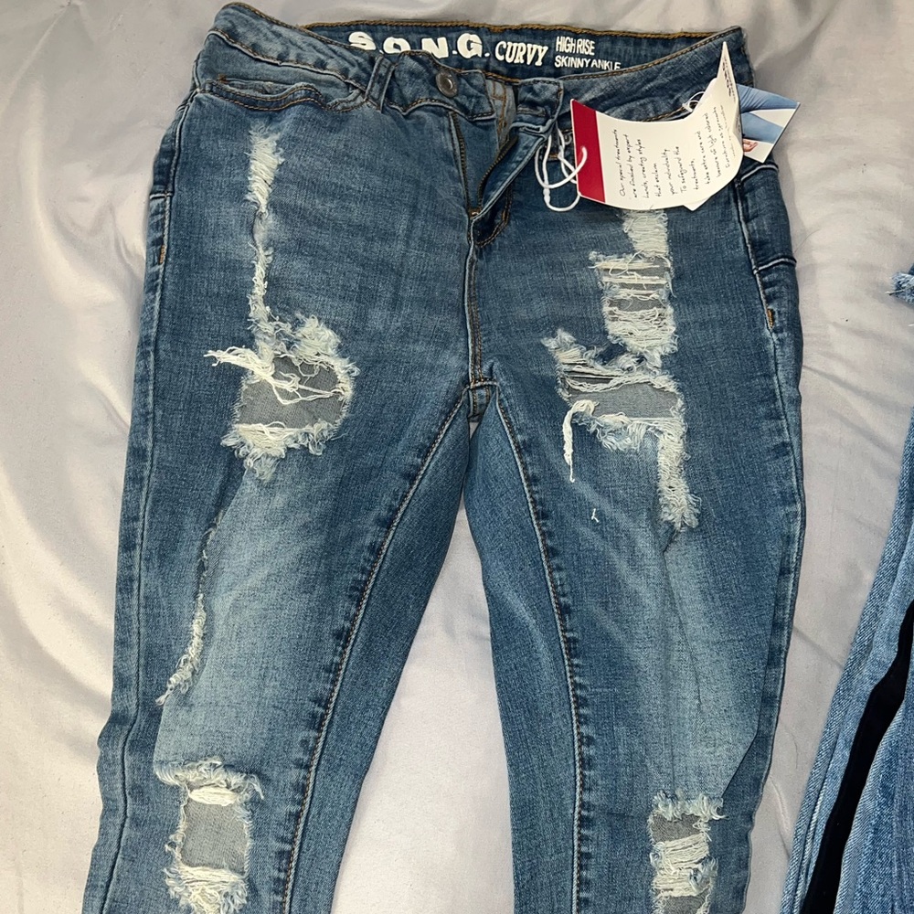 High rise jeans